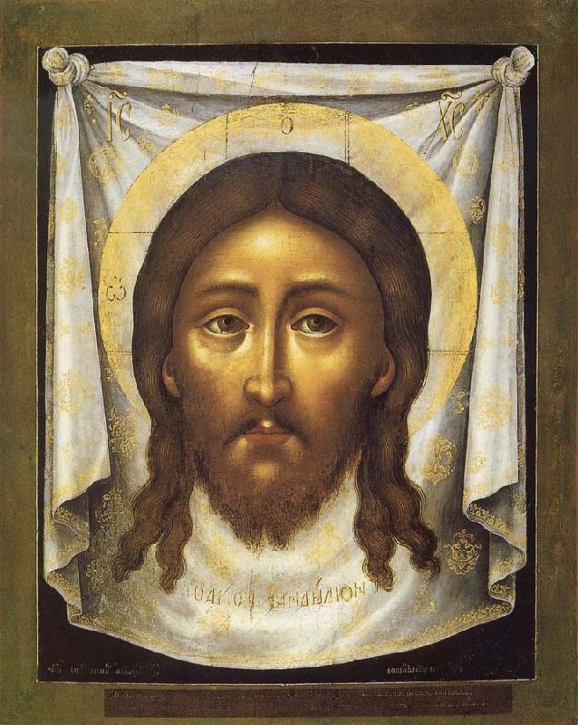 unknow artist Simon Ushakov,Mandylion or Holy Face Sweden oil painting art